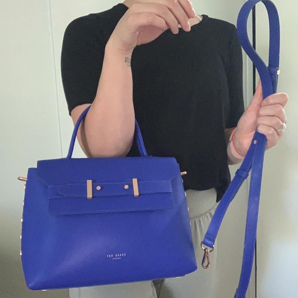 Ted Baker Blue Top Handle Bag